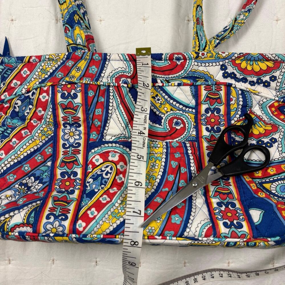 Vera Bradley Shoulder Tote Bag in Marina Paisley Retired 2013 Casual Cottagecore - Picture 8 of 11